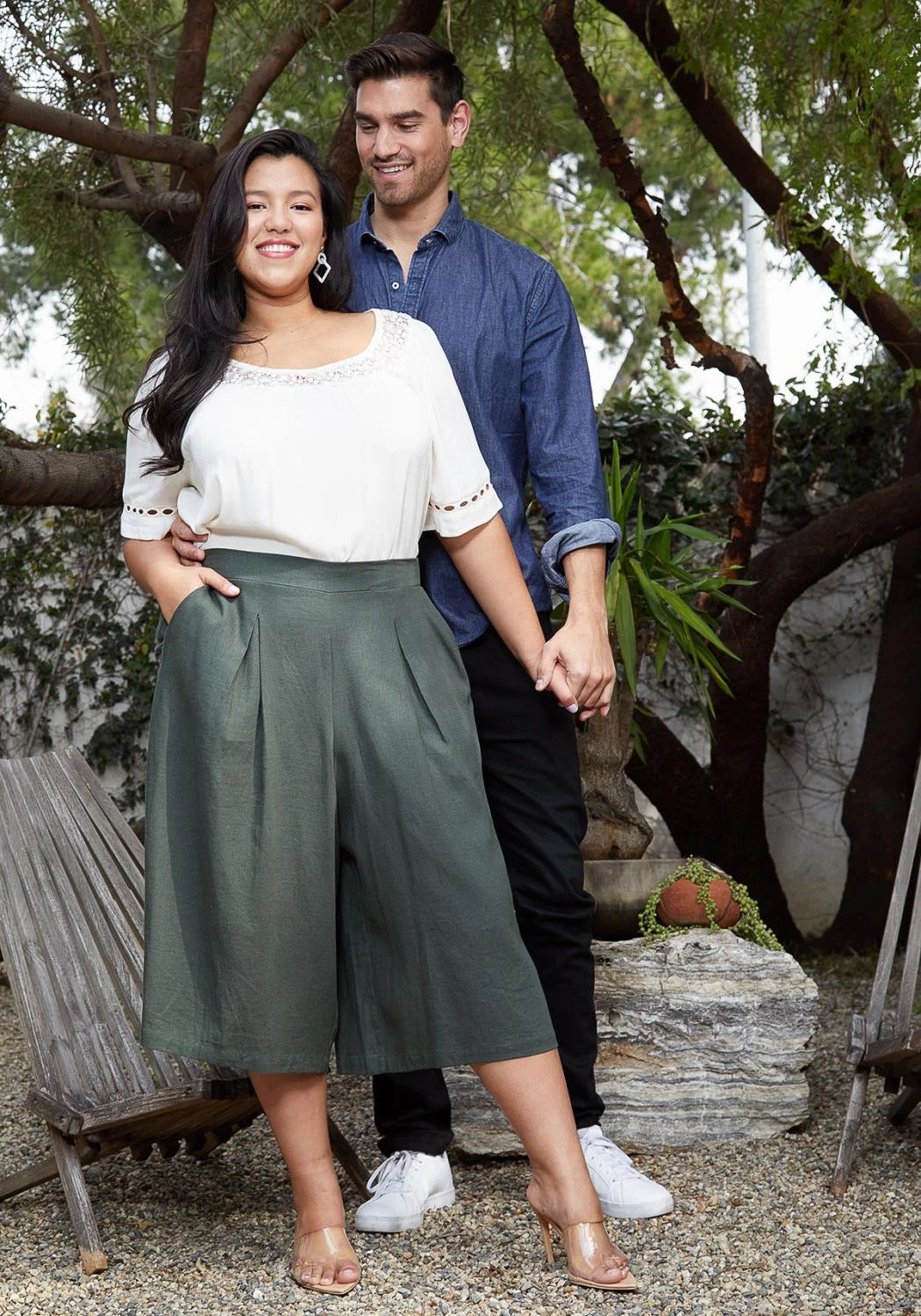 Pleione Plus Size Pleated Short Sleeve Blouse Top - Image 2