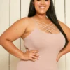 Nikibiki Seamless X Asoph Plus Size Triple Cross Strap Camisole